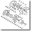シマノ（SHIMANO） パーツ：05 バスライズ スプール組 No055