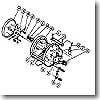 パーツ：チタノス・タナトル石鯛 GT-3000 クラッチレバー（部品No.036）