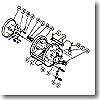 パーツ：チタノス・タナトル石鯛 GT-3000 ブレーキカラー（部品No.048）