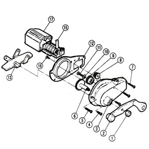 シマノ（SHIMANO） パーツ：タナトルデミ カウンター固定ボルト（部品No.016）