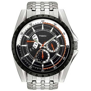 TIMEX（タイメックス） レトログラード ブラック／【ベルト】シルバー