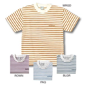 モンベル（montbell） WIC.ボーダーTシャツ Kid's 110 マリーゴールド（MRGD）