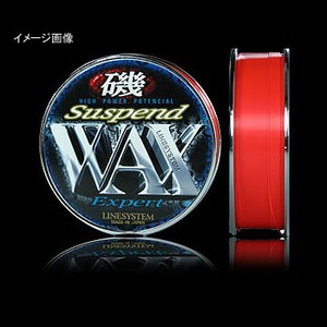 ラインシステム 磯WAX（ISO WAX）サスペンド 150M 5号 蛍光失透オレンジ