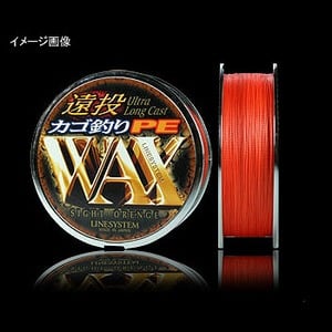 ラインシステム WAX遠投 カゴ釣り（WAX ENTOU KAGOZURI） PE 200M 1.5号 オレンジ