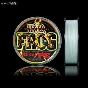 ラインシステム 雷魚 FROG PE（RAIGYO FROG PE） 70yds- 75yds 10号 ホワイト