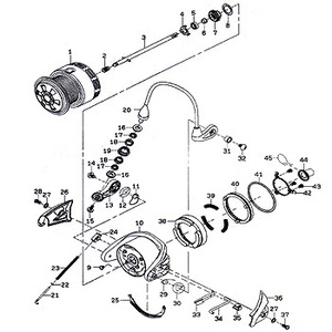 ダイワ（Daiwa） パーツ：06トーナメントISO Z2500LB スプール No001