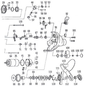 ダイワ（Daiwa） パーツ：シーボーグ 400FBe モーターホルダーOリング（部品No.041）