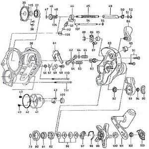 ダイワ（Daiwa） パーツ：シーボーグ 400BDe ウオームシャフトカラー（R）W（部品No.051）