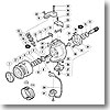 パーツ：02アルテグラ 1000 スプール軸 No7