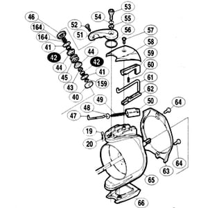 シマノ（SHIMANO） パーツ：01 ステラーSW 10000HG アーム固定軸カラー No40