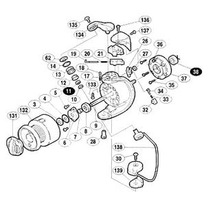 シマノ（SHIMANO） パーツ：00ナビ 2000 ベールクリック No18