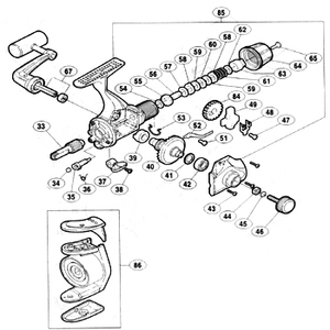 シマノ（SHIMANO） パーツ：ナビ 2000XT-R マスターギヤ用ブッシュ No39