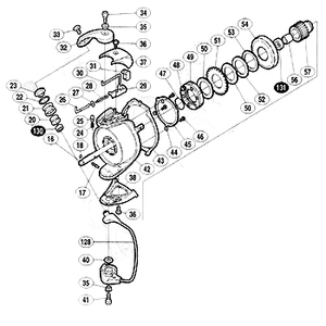 シマノ（SHIMANO） パーツ：01 BB-X テクニウム 3000 アームローラースぺ-サー No22