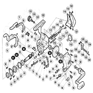 シマノ（SHIMANO） パーツ：01 BB-X テクニウム 5000 E形止メ輪2 No84