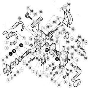 シマノ（SHIMANO） パーツ：01 BB-X テクニウム 8000 E形止メ輪2 No84