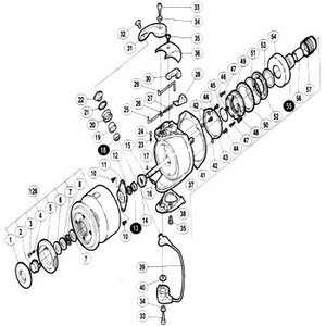 シマノ（SHIMANO） パーツ：01 BB-X テクニウム 8000 アームローラスぺ-サー No21