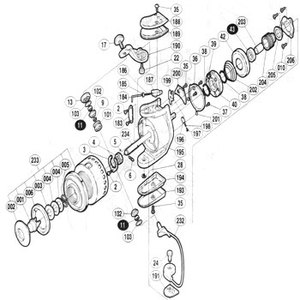 シマノ（SHIMANO） パーツ：BB-X テクニウム 2500T スプールバネ NoSP005