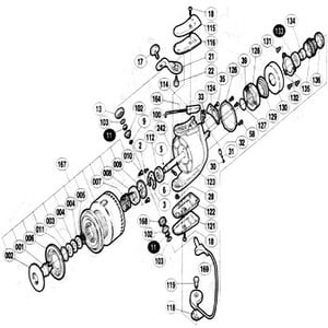 シマノ（SHIMANO） パーツ：BB-X テクニウム 5000T 内ゲリバネガイド B No32