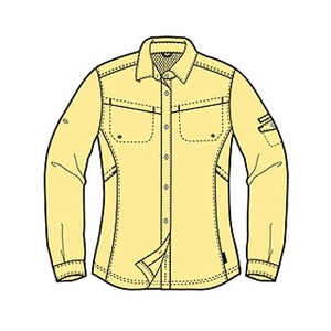 Columbia（コロンビア） ウィメンズ シルバーリッジIIIロングスリーブシャツ XL 746（Lemon Meringue）