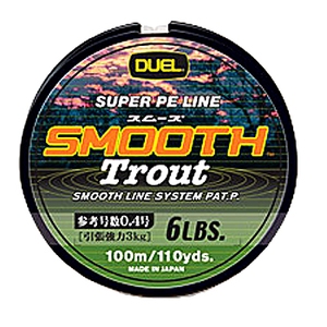 デュエル（DUEL） SMOOTH トラウト 100M／1.0号 ダークグリーン