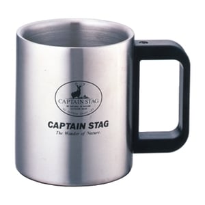 キャプテンスタッグ（CAPTAIN STAG） フリーダムダブルステンマグカップ 300ml