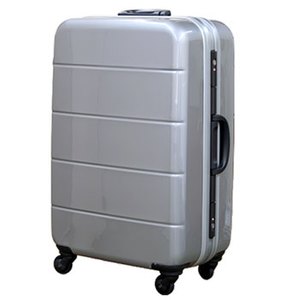 gowell（ゴーウェル） 「MOAモア」TSA4輪PCスーツケースT1072（アウトレット）機内持込サイズ「1-2泊目安」 SSサイズ シルバーグレー