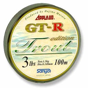 サンヨーナイロン GT-R トラウト 100m 8lb イエローマーク