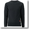 IN-031G ブレスハイパー＋℃バルキー アンダーシャツ（超極厚タイプ） L ブラック