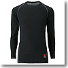 IN-023G ブレスハイパー＋℃スムーストレッチアンダーシャツ（薄手タイプ） LL ブラック