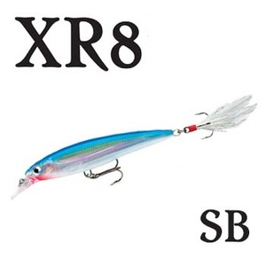 Rapala（ラパラ） XR8 X-RAP 8cm SB（シルバーブルー）