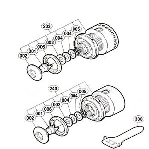 シマノ（SHIMANO） パーツ：98 BB-X テクニウム 2500 スプールバネ座金 NoSP004