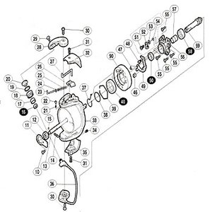 シマノ（SHIMANO） パーツ：02 BB-X XT 2000 アームローラー用ベアリング No16