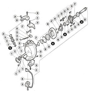 シマノ（SHIMANO） パーツ：02 BB-X XT 2000 回転枠 No33