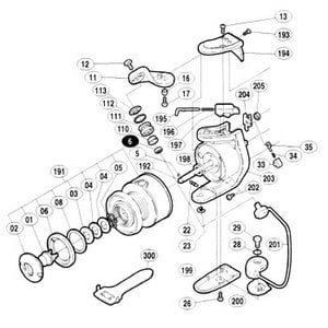 シマノ（SHIMANO） パーツ：BB-X 2500T XT 内ゲリレバーバネ No34