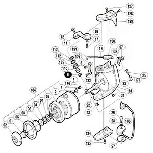 シマノ（SHIMANO） パーツ：BB-X 5000T XT 内ゲリバネガイド B No33