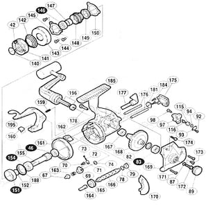 シマノ（SHIMANO） パーツ：BB-X 5000T レバーバネ No72