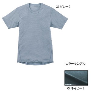 ムッシュ（MUSSHU） プレリールデオメンズ半袖アンダーTシャツ L O（ネイビー）