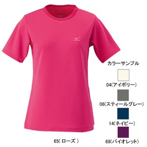 ミズノ（MIZUNO） ドライベクター・ワンポイント半袖Tシャツ Women's S 14（ネイビー）