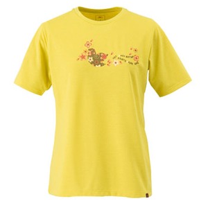 ミズノ（MIZUNO） シャインアッププリントTシャツ Women's S 44（シトラスイエロー）