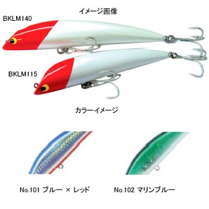 タックルハウス（TACKLE HOUSE） K-TEN ブルーオーシャン BKLM-115 115mm No.101 ブルー×レッド