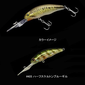 エバーグリーン（EVERGREEN） C.C.プレデター 6cm ＃405 ハーフスケルトンブルーギル