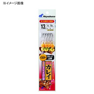 ハヤブサ（Hayabusa） 創流 カレイ 鮮艶エッグボールイエロー 鈎12／ハリス4 上黒