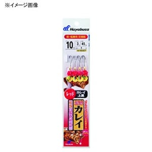 ハヤブサ（Hayabusa） 創流 カレイ 鮮艶エッグボールレッド 鈎12／ハリス4 上黒