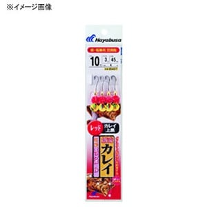 ハヤブサ（Hayabusa） 創流 カレイ 鮮艶エッグボールレッド 鈎16／ハリス6 上黒