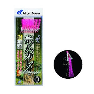 ハヤブサ（Hayabusa） 北の船人 宗八カレイ レーザーオーロラシート&フラワーフック8本 鈎18／ハリス8 金