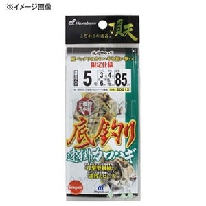 ハヤブサ（Hayabusa） 競将カワハギ 頂天 底釣り仕様速掛 鈎4.5ハリス2.5 白