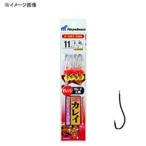 ハヤブサ（Hayabusa） 創流 カレイ 鮮艶エッグボールオレンジ 鈎13／ハリス4 上黒