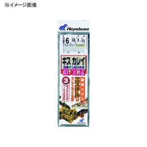ハヤブサ（Hayabusa） 投げキス・カレイ天秤式 白鈎3本鈎3セット 鈎8／ハリス1.5 白