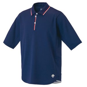 DESCENTE（デサント） HALF SLEEVED CYCLING POLO M UNV（Uネイビー）