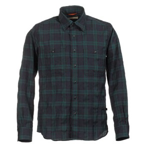 Fox Fire（フォックスファイヤー） トランスウェット（R）ハミルトンチェックシャツ Men's XL 046（ネイビー）